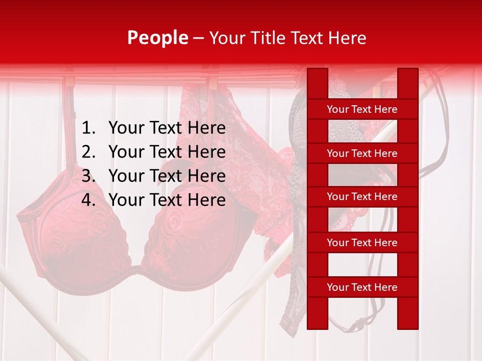 Panties Drying PowerPoint Template