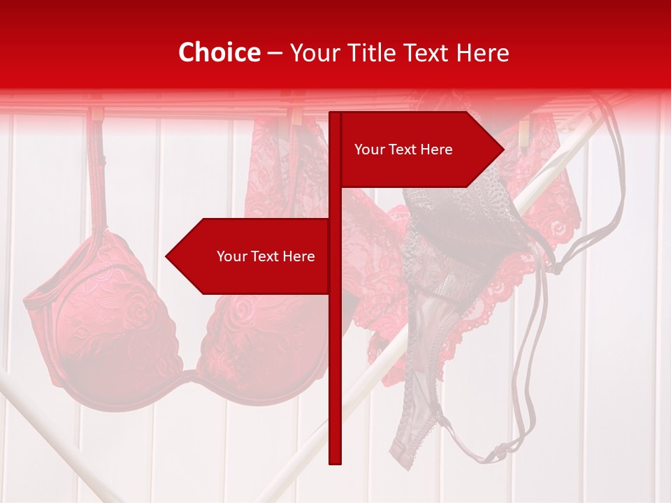 Panties Drying PowerPoint Template
