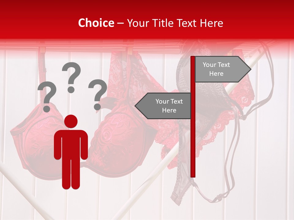 Panties Drying PowerPoint Template