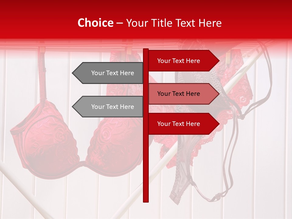 Panties Drying PowerPoint Template