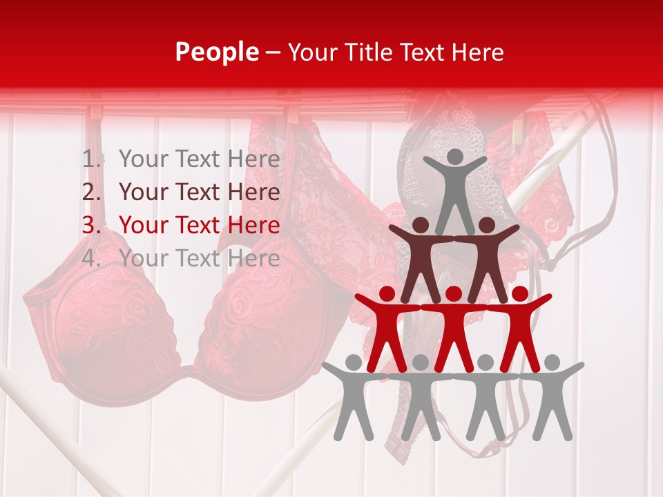Panties Drying PowerPoint Template