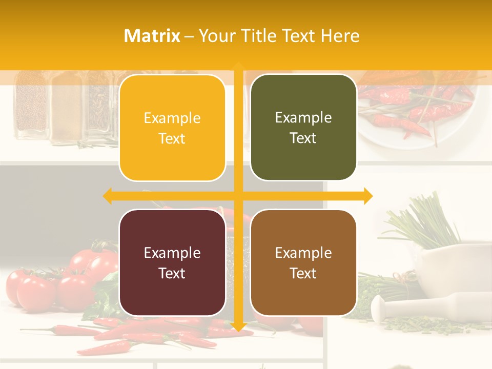 Spices Collage PowerPoint Template