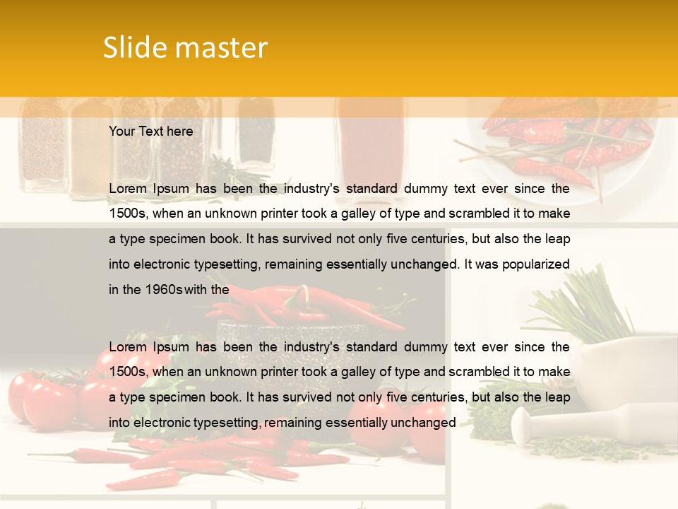 Spices Collage PowerPoint Template