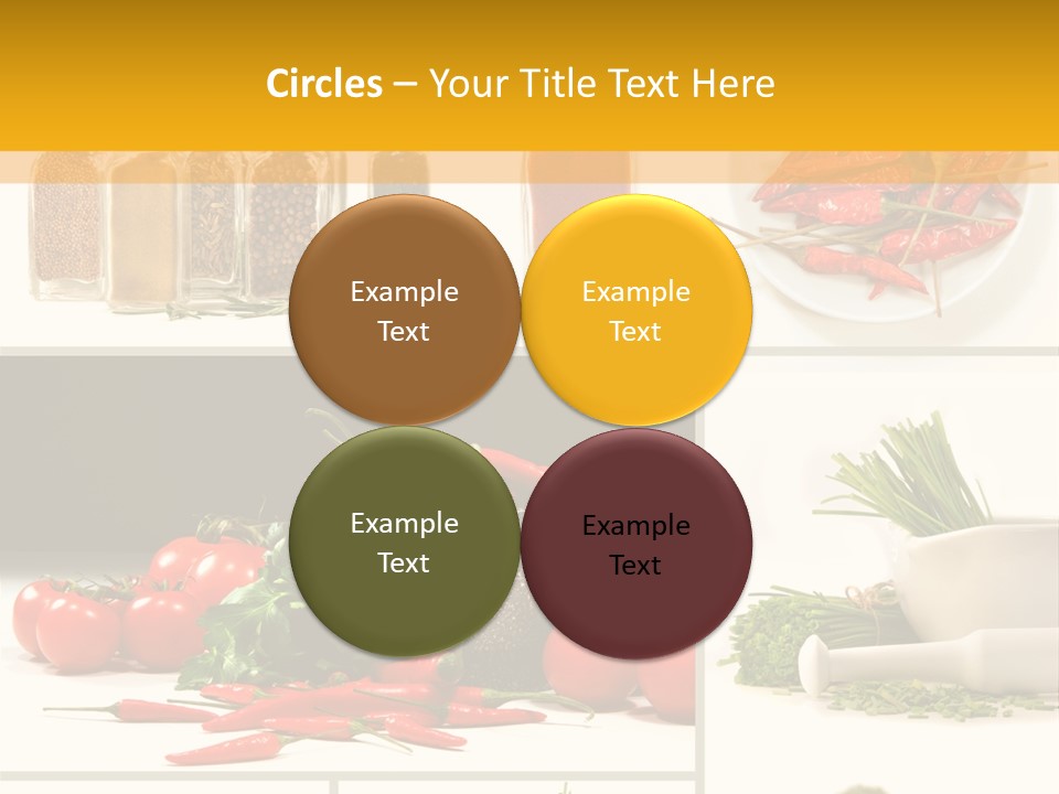 Spices Collage PowerPoint Template