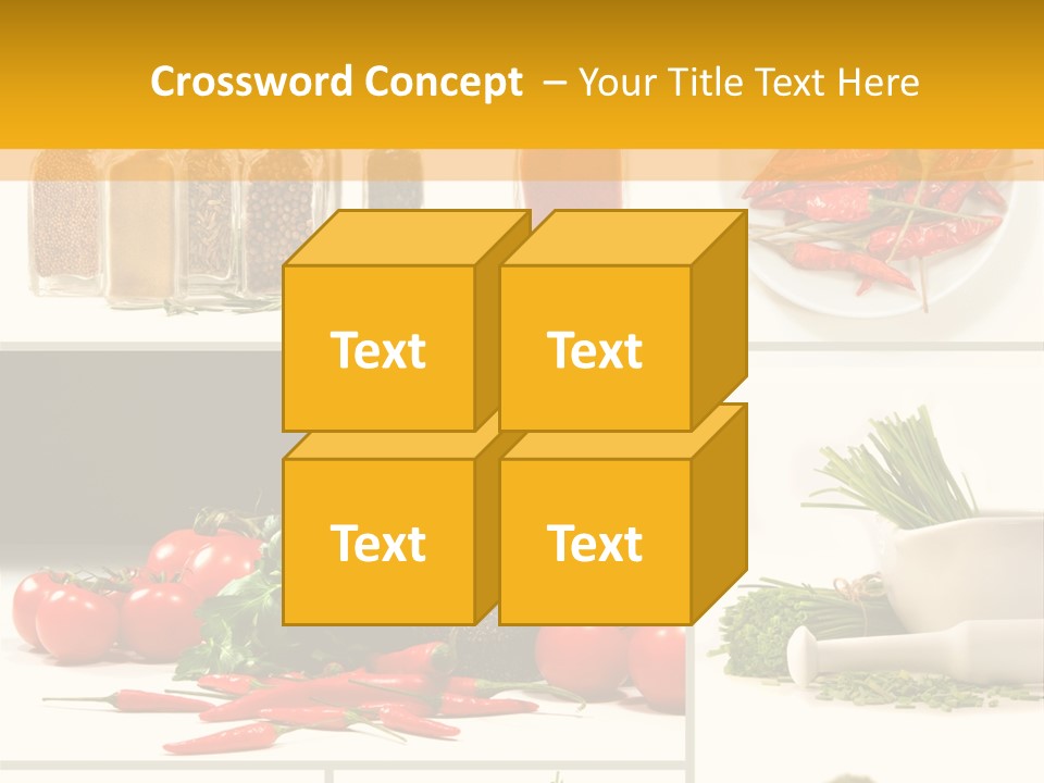 Spices Collage PowerPoint Template