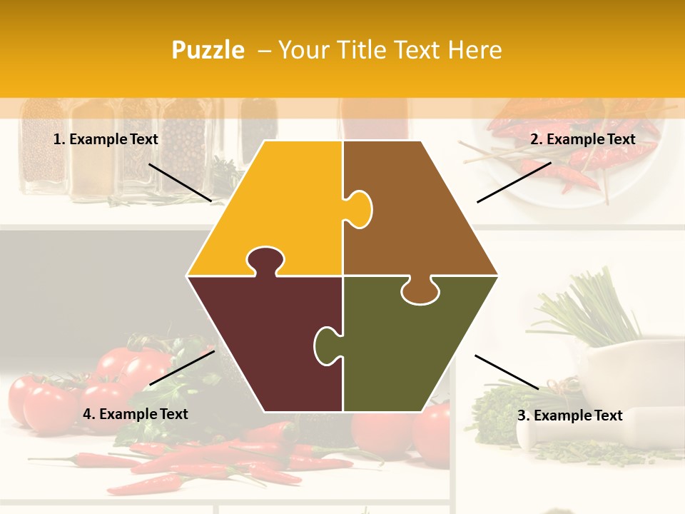 Spices Collage PowerPoint Template