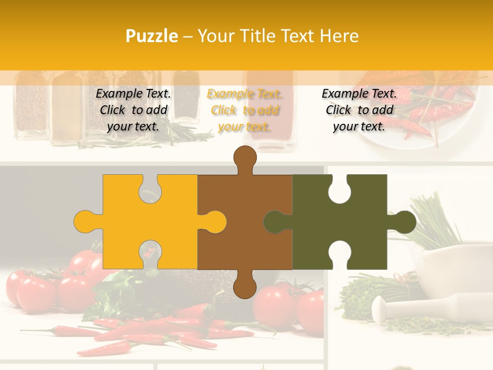 Spices Collage PowerPoint Template