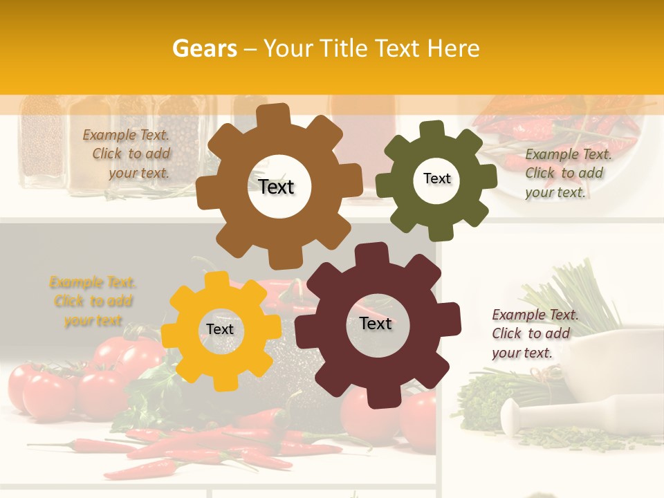 Spices Collage PowerPoint Template