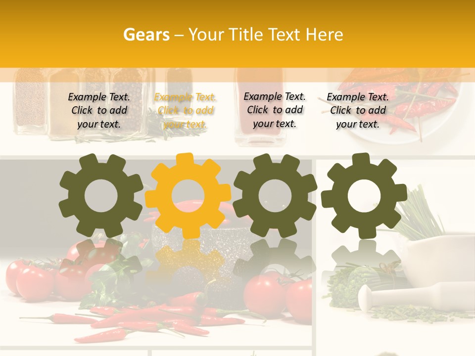 Spices Collage PowerPoint Template