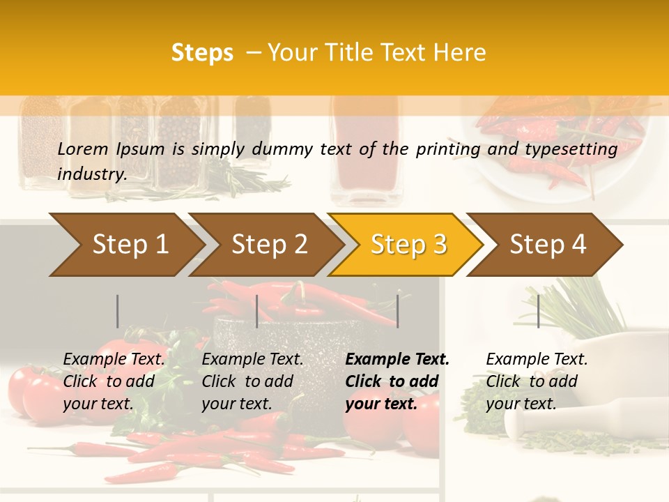 Spices Collage PowerPoint Template