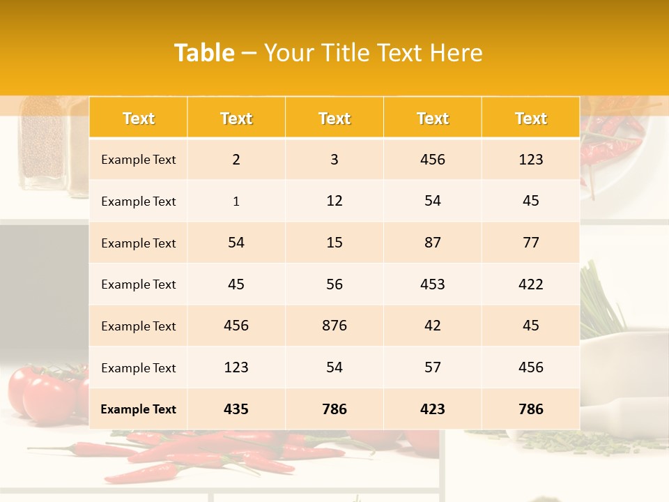 Spices Collage PowerPoint Template