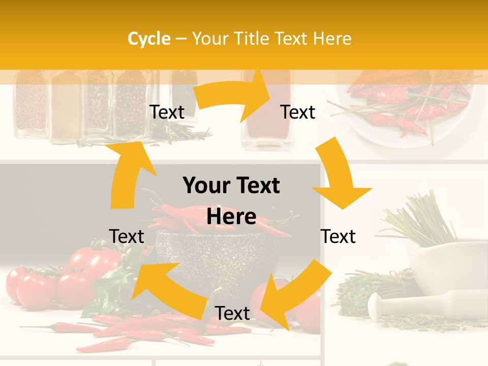 Spices Collage PowerPoint Template