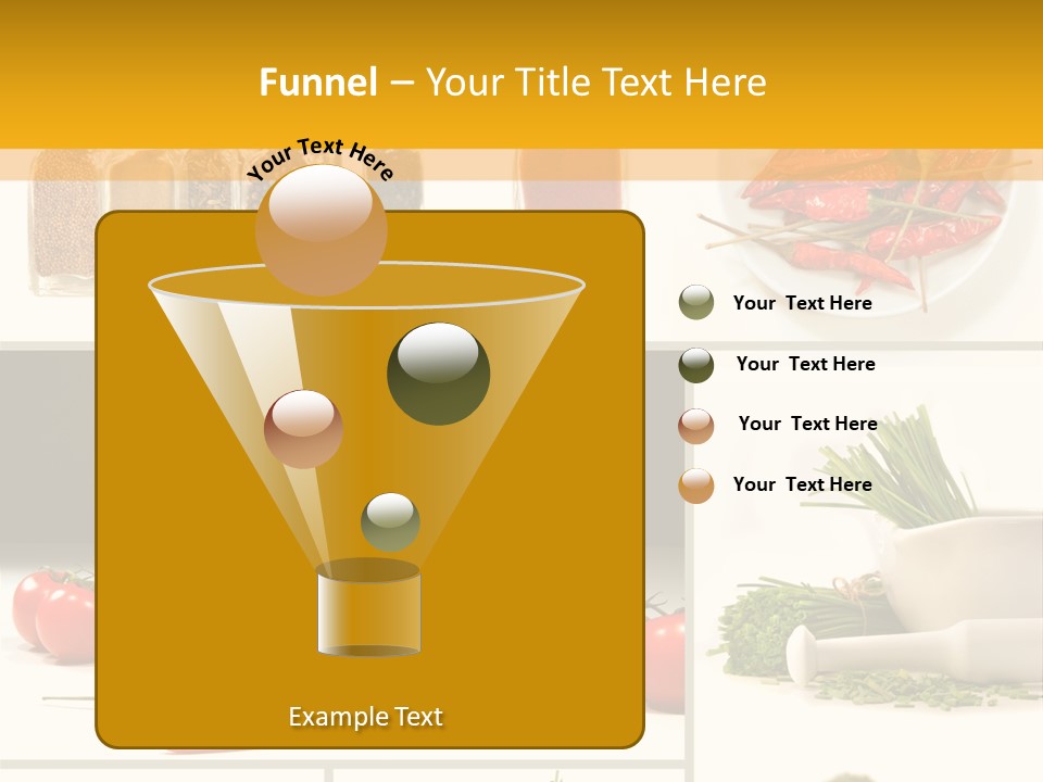 Spices Collage PowerPoint Template