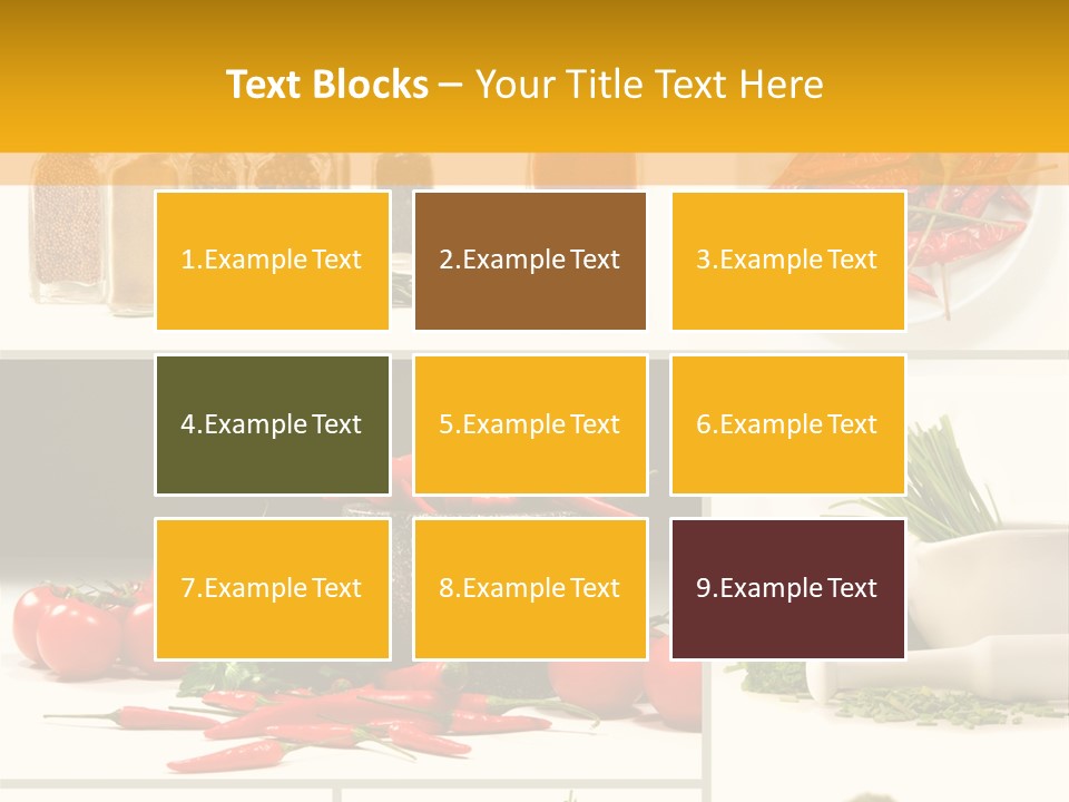 Spices Collage PowerPoint Template