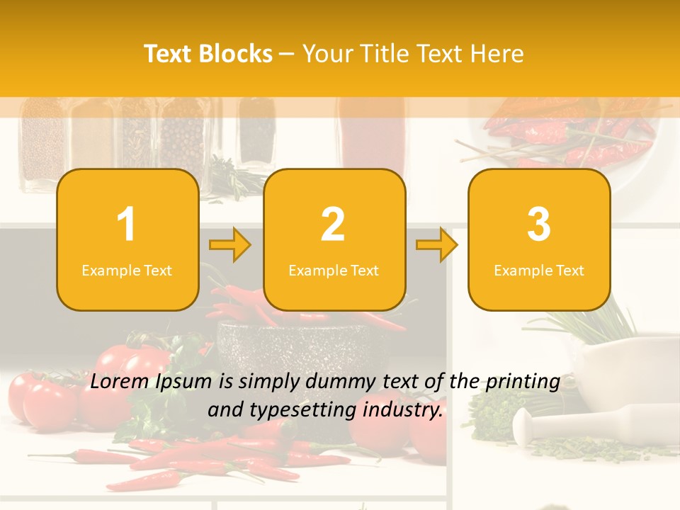 Spices Collage PowerPoint Template