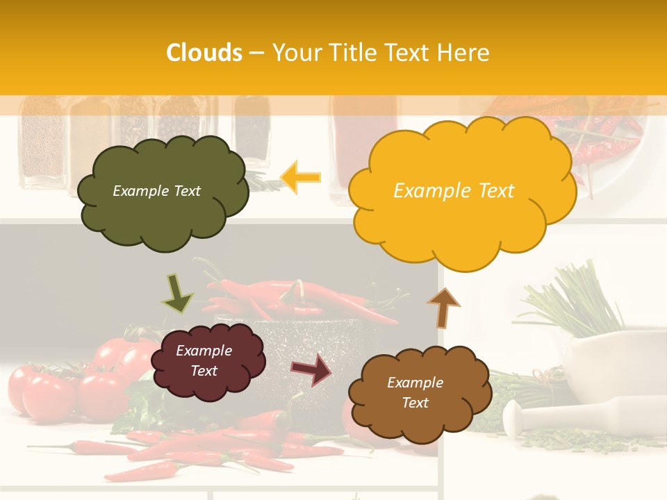 Spices Collage PowerPoint Template