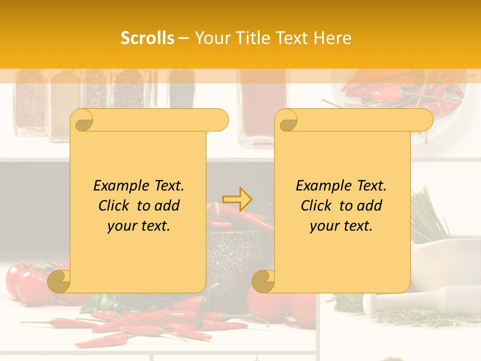 Spices Collage PowerPoint Template