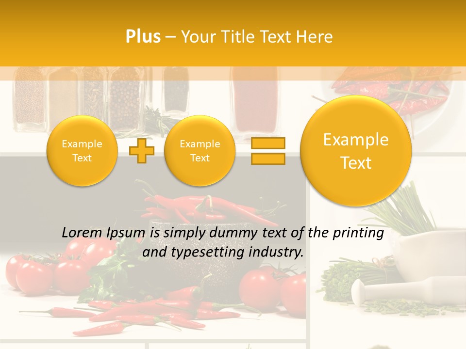 Spices Collage PowerPoint Template