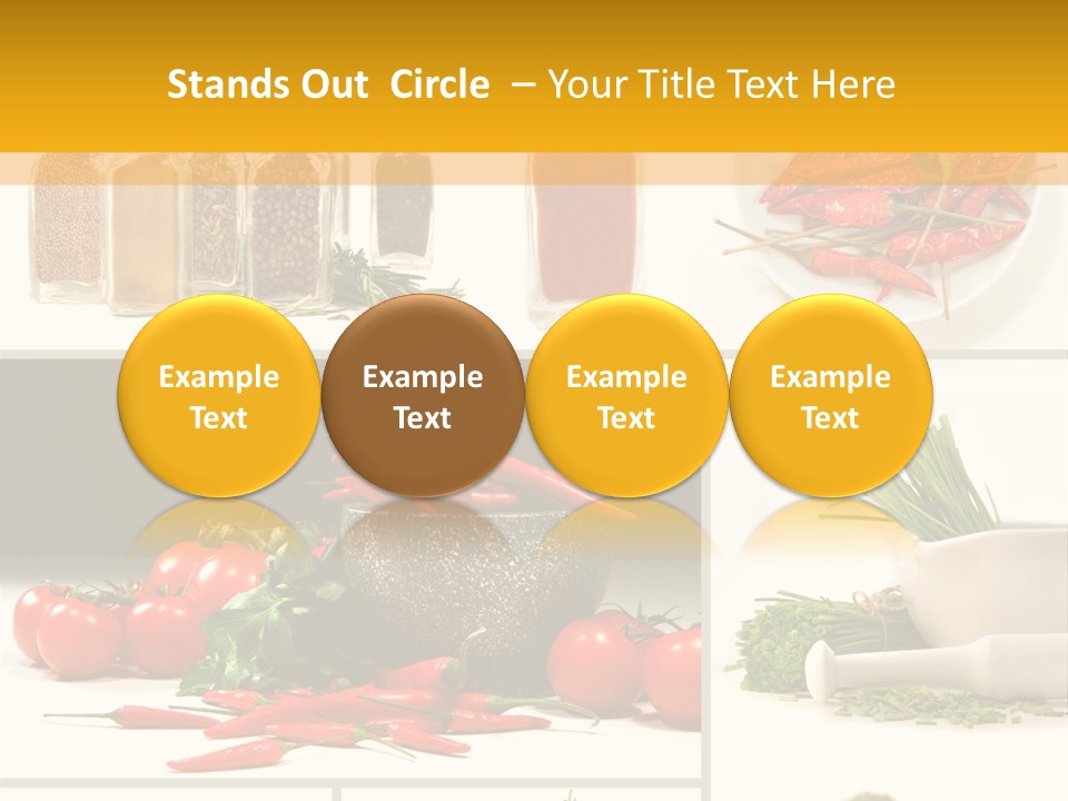 Spices Collage PowerPoint Template