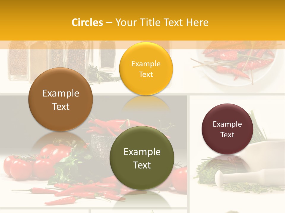 Spices Collage PowerPoint Template