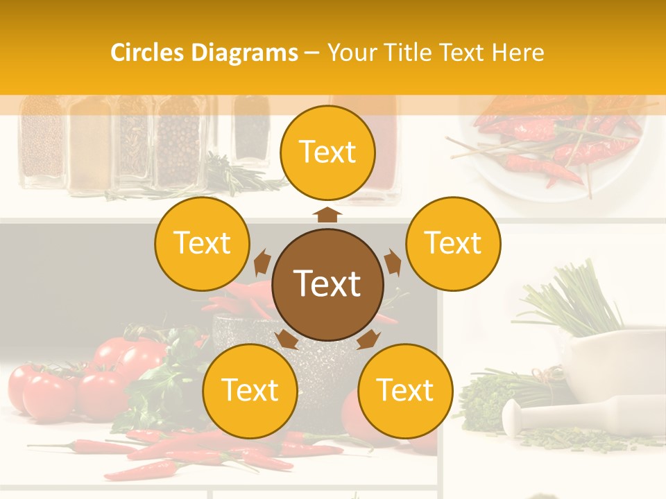 Spices Collage PowerPoint Template