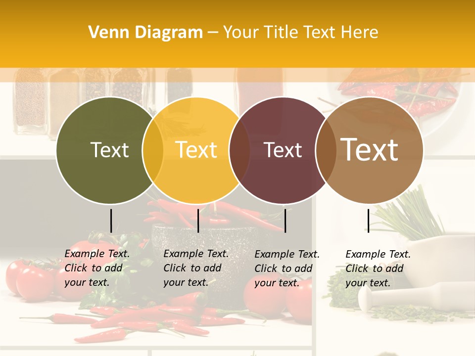 Spices Collage PowerPoint Template