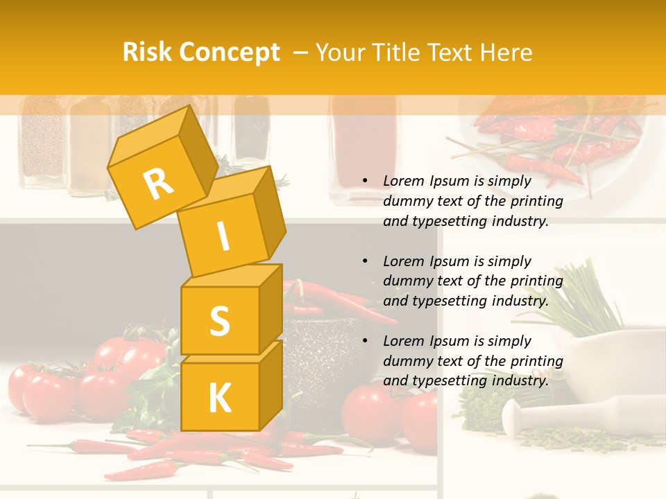 Spices Collage PowerPoint Template