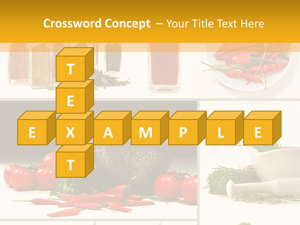 Spices Collage PowerPoint Template