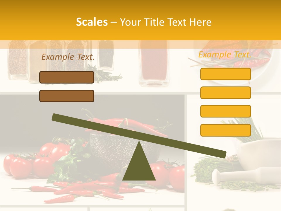 Spices Collage PowerPoint Template