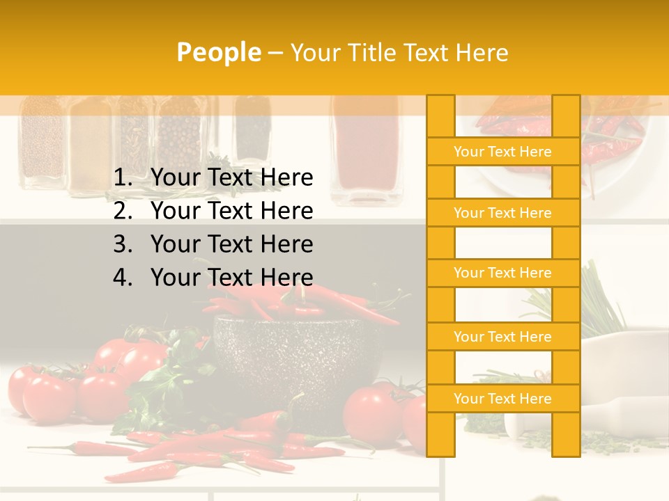 Spices Collage PowerPoint Template