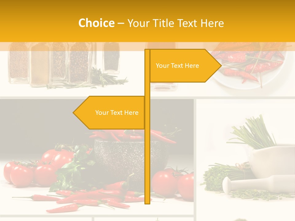 Spices Collage PowerPoint Template