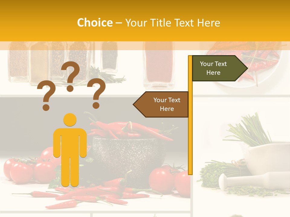 Spices Collage PowerPoint Template
