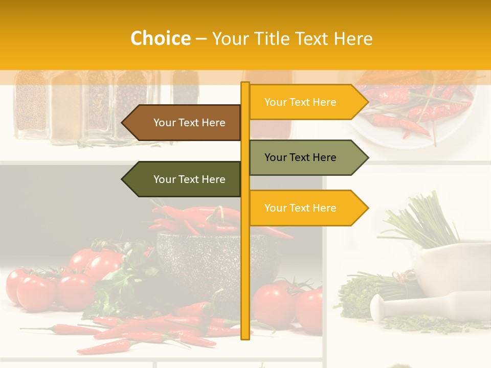 Spices Collage PowerPoint Template