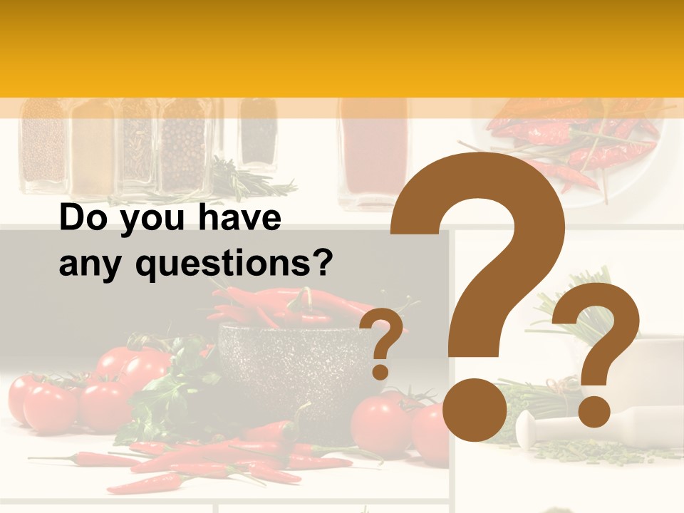 Spices Collage PowerPoint Template