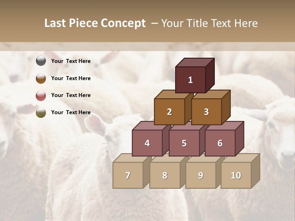 Sheep Herd PowerPoint Template