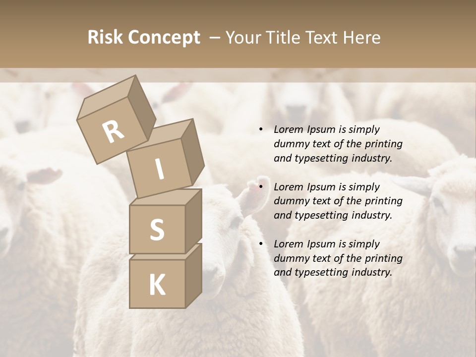 Sheep Herd PowerPoint Template