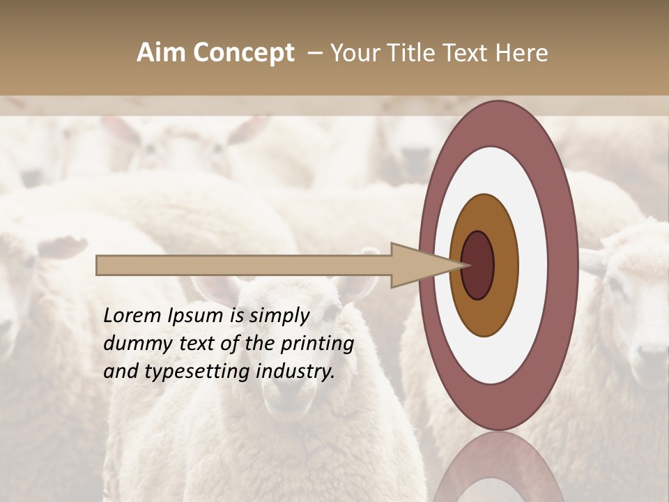 Sheep Herd PowerPoint Template
