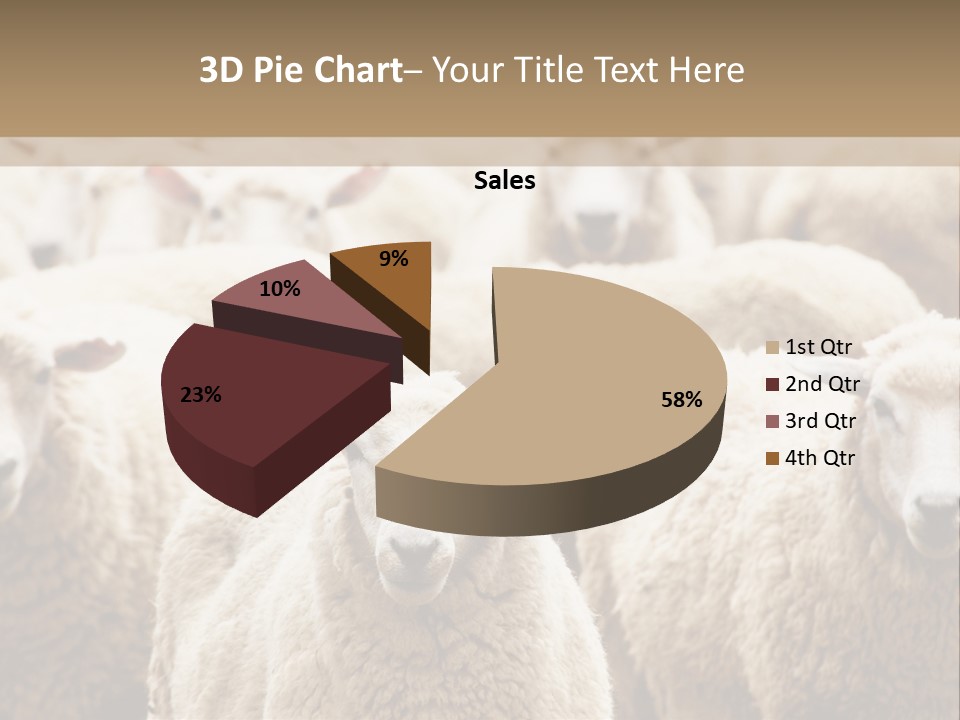 Sheep Herd PowerPoint Template