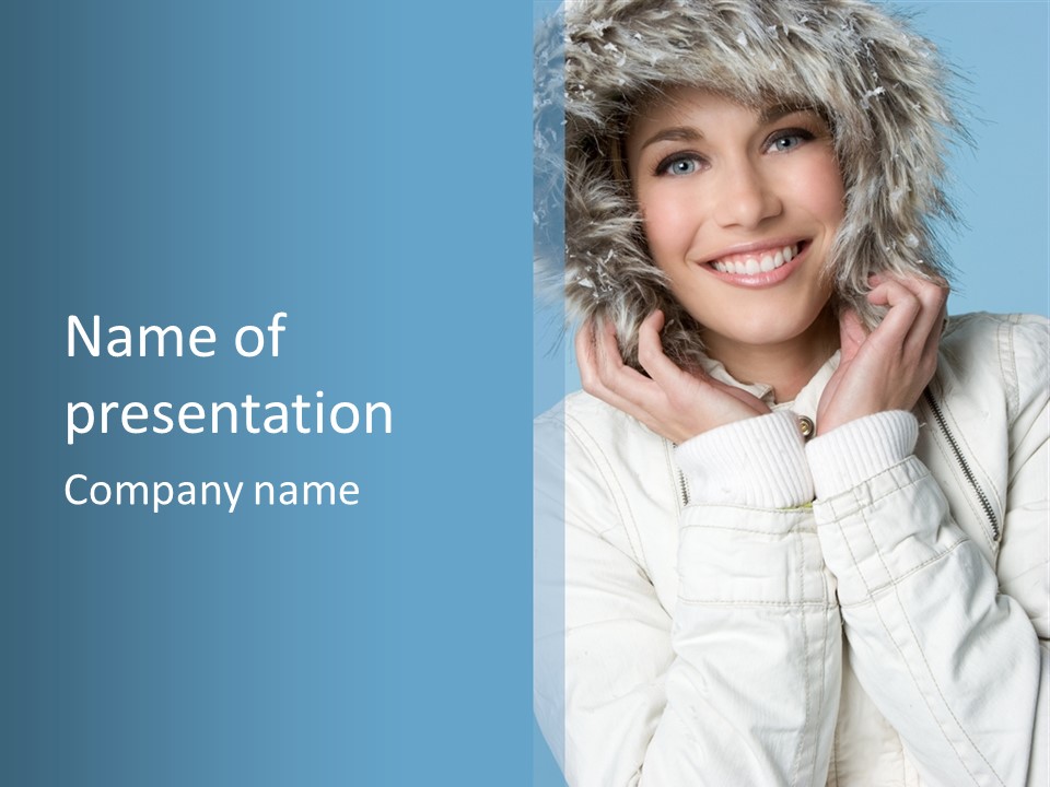 Winter Skin Care PowerPoint Template