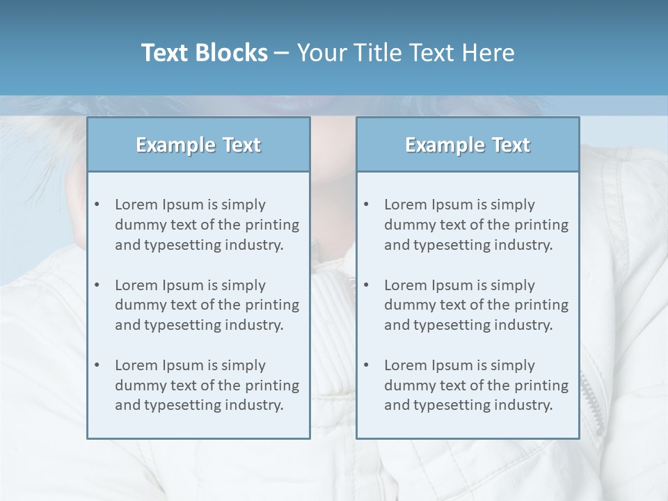 Winter Skin Care PowerPoint Template
