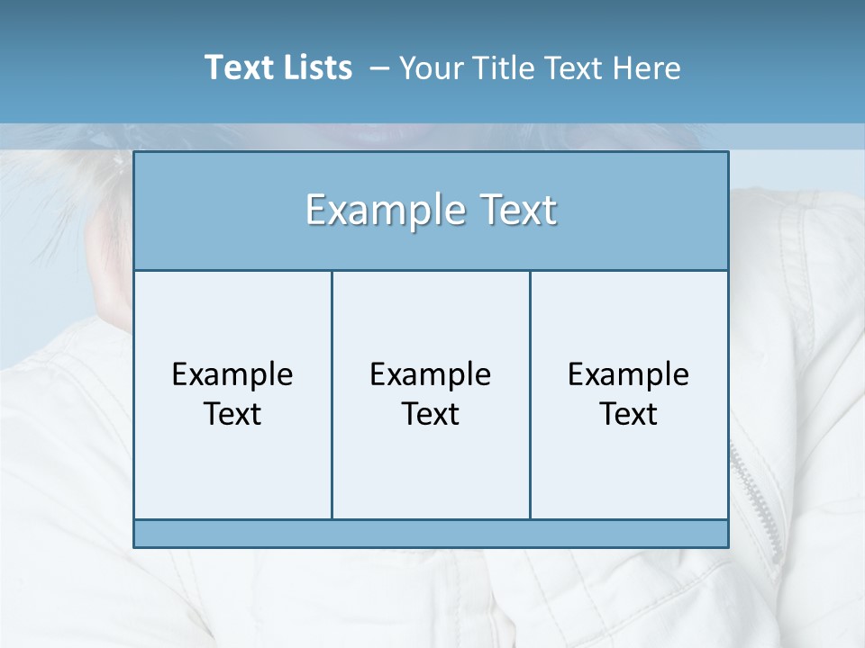Winter Skin Care PowerPoint Template