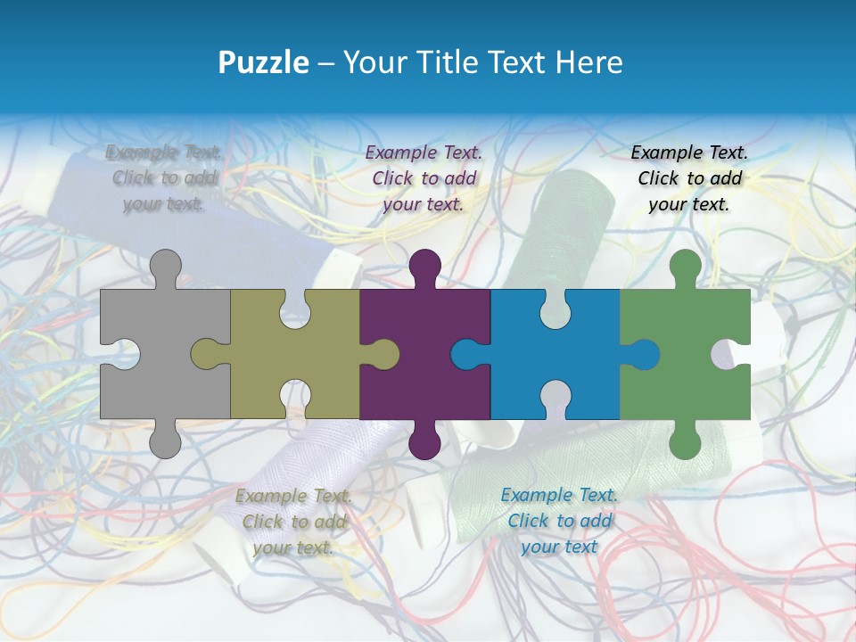 Sew Dressmaker Cloth PowerPoint Template