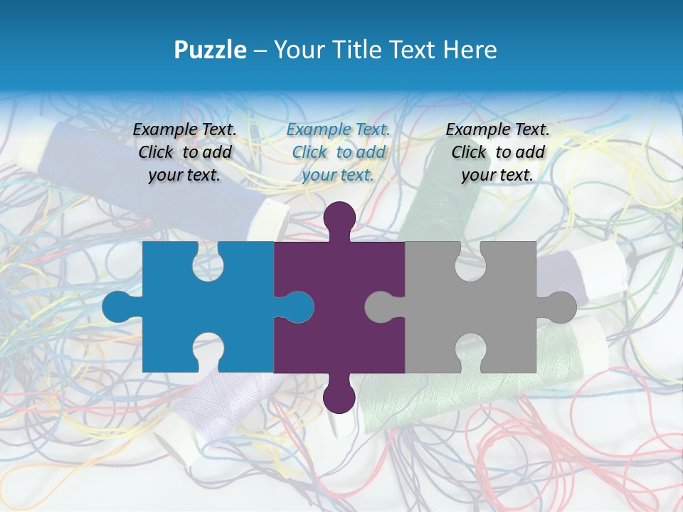 Sew Dressmaker Cloth PowerPoint Template