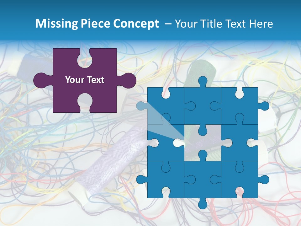 Sew Dressmaker Cloth PowerPoint Template