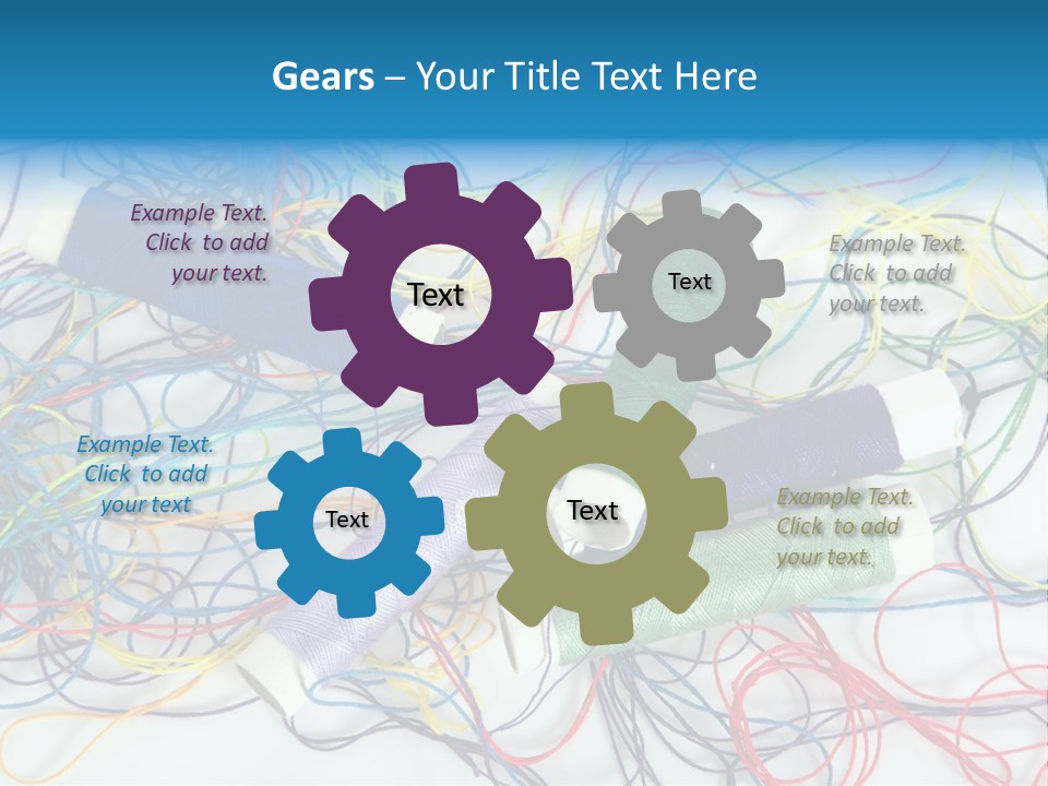 Sew Dressmaker Cloth PowerPoint Template