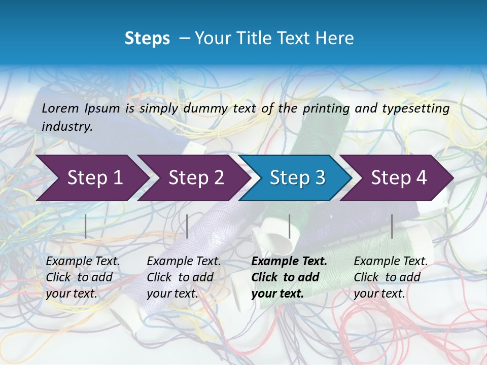 Sew Dressmaker Cloth PowerPoint Template