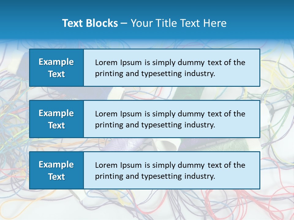 Sew Dressmaker Cloth PowerPoint Template