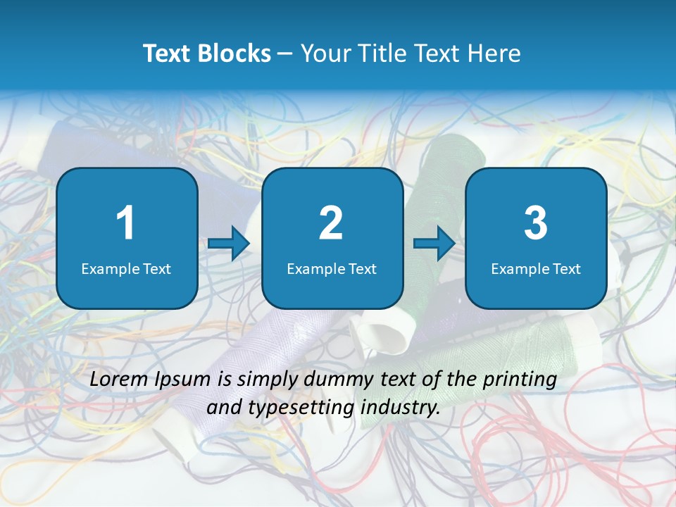 Sew Dressmaker Cloth PowerPoint Template
