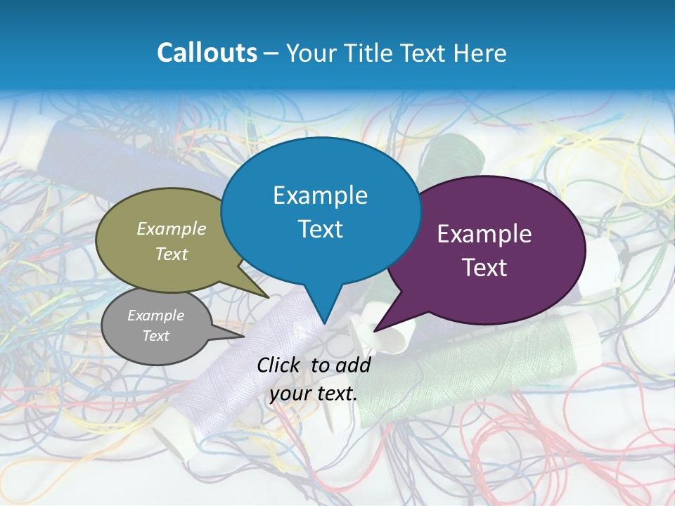 Sew Dressmaker Cloth PowerPoint Template
