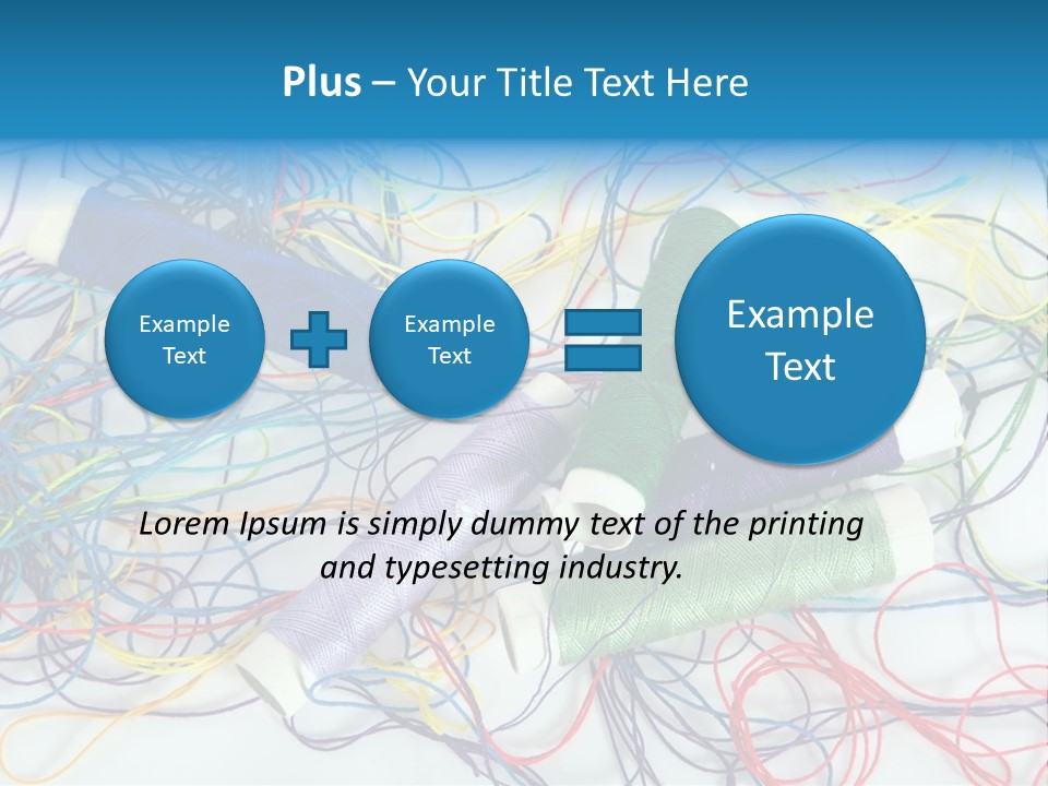 Sew Dressmaker Cloth PowerPoint Template